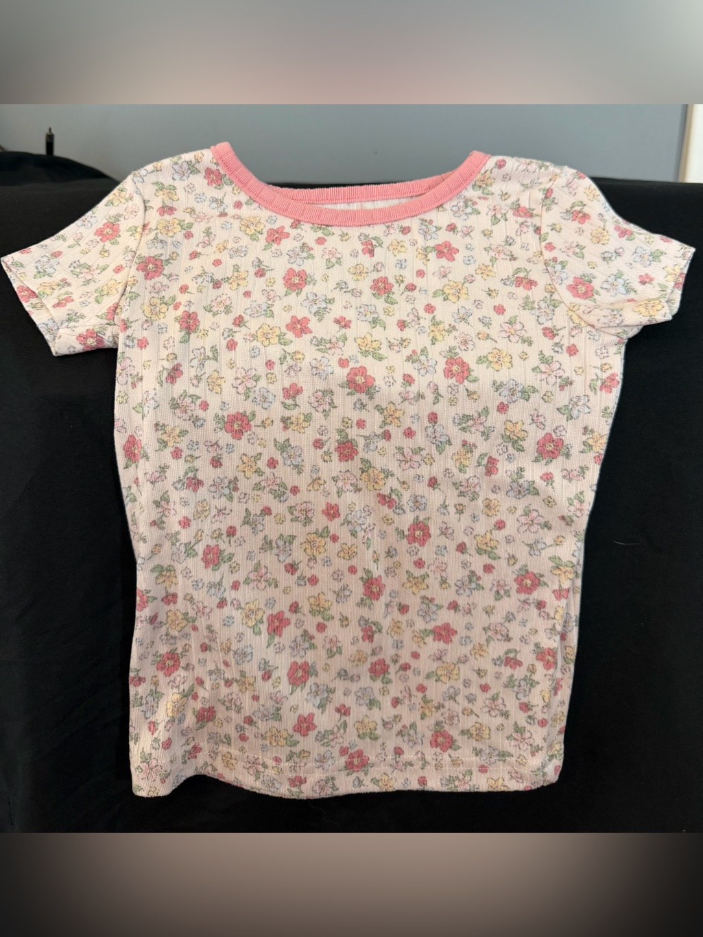 Laura Ashley Brand Girls Floral Shirt In Size 2t